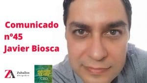 Comunicado nº45 Javier Biosca